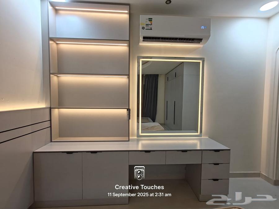 تفصيل غرف نوم دولاب رفوف مغاسل رخام تركيب جبس بورد ودهانات64545475337474114