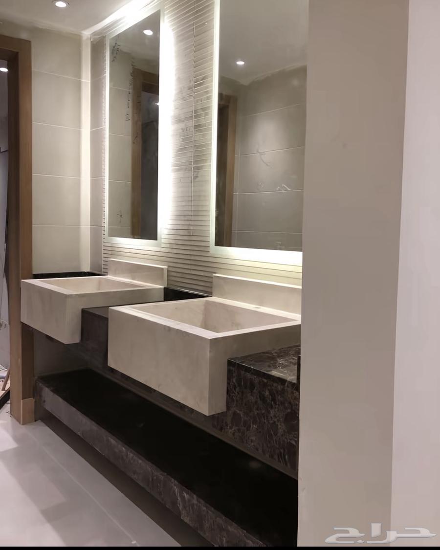 تفصيل مغاسل رخام صناعي وطبيعي وطاولات64545491261441114