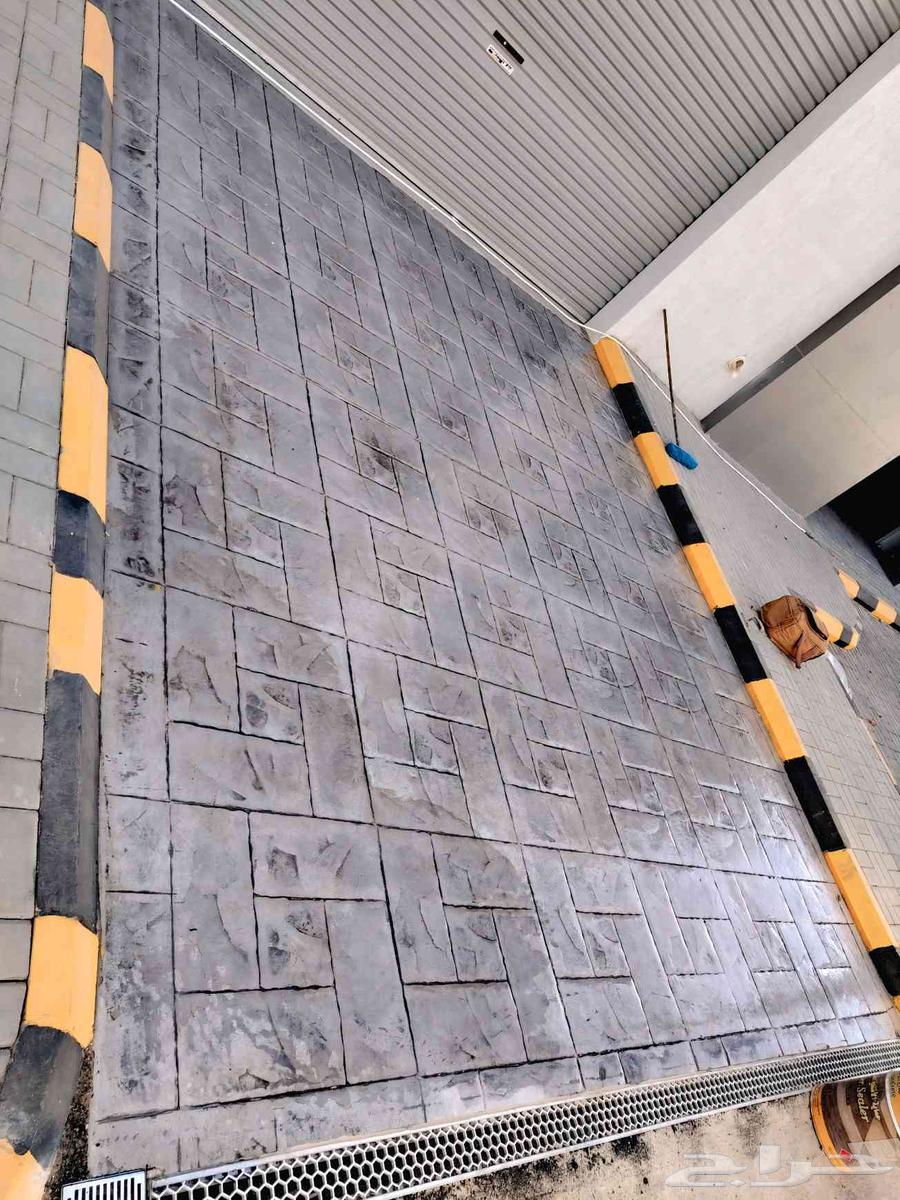 Colored STAMP Concert concrete printed floor casting64538848610178110