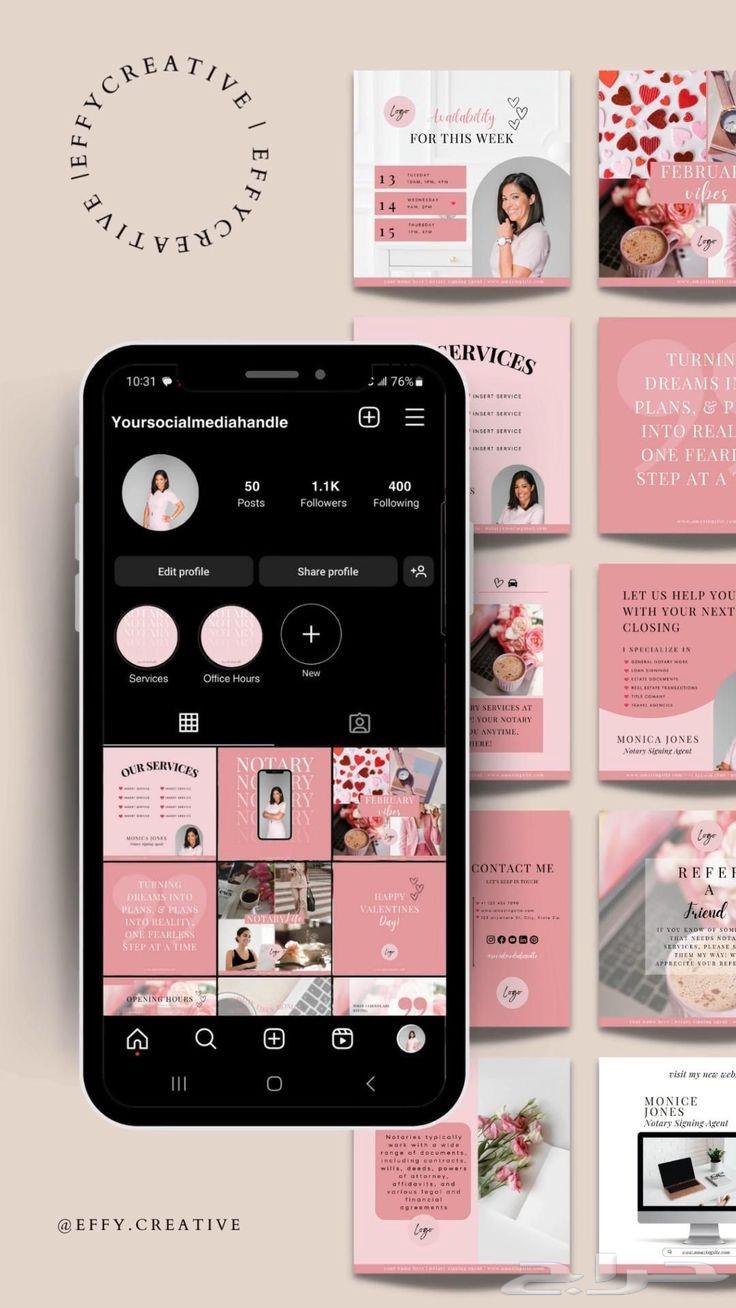 Complete Instagram account styling service with a professional look that attracts clients64545431176707110