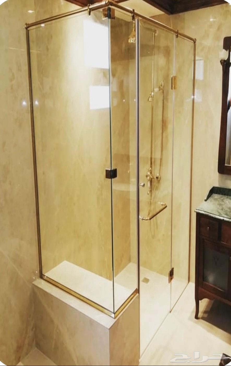 معلم زجاج سيكوريت جد  تركيب زجاج واجهات حمامات شاور مع تر يب64538738139778112