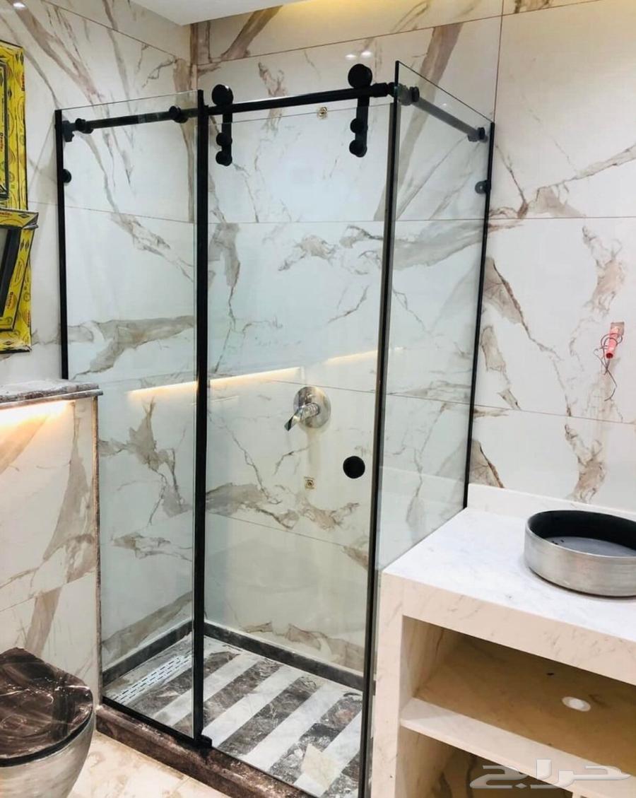 معلم زجاج سيكوريت جد  تركيب زجاج واجهات حمامات شاور مع تر يب64538738139778110