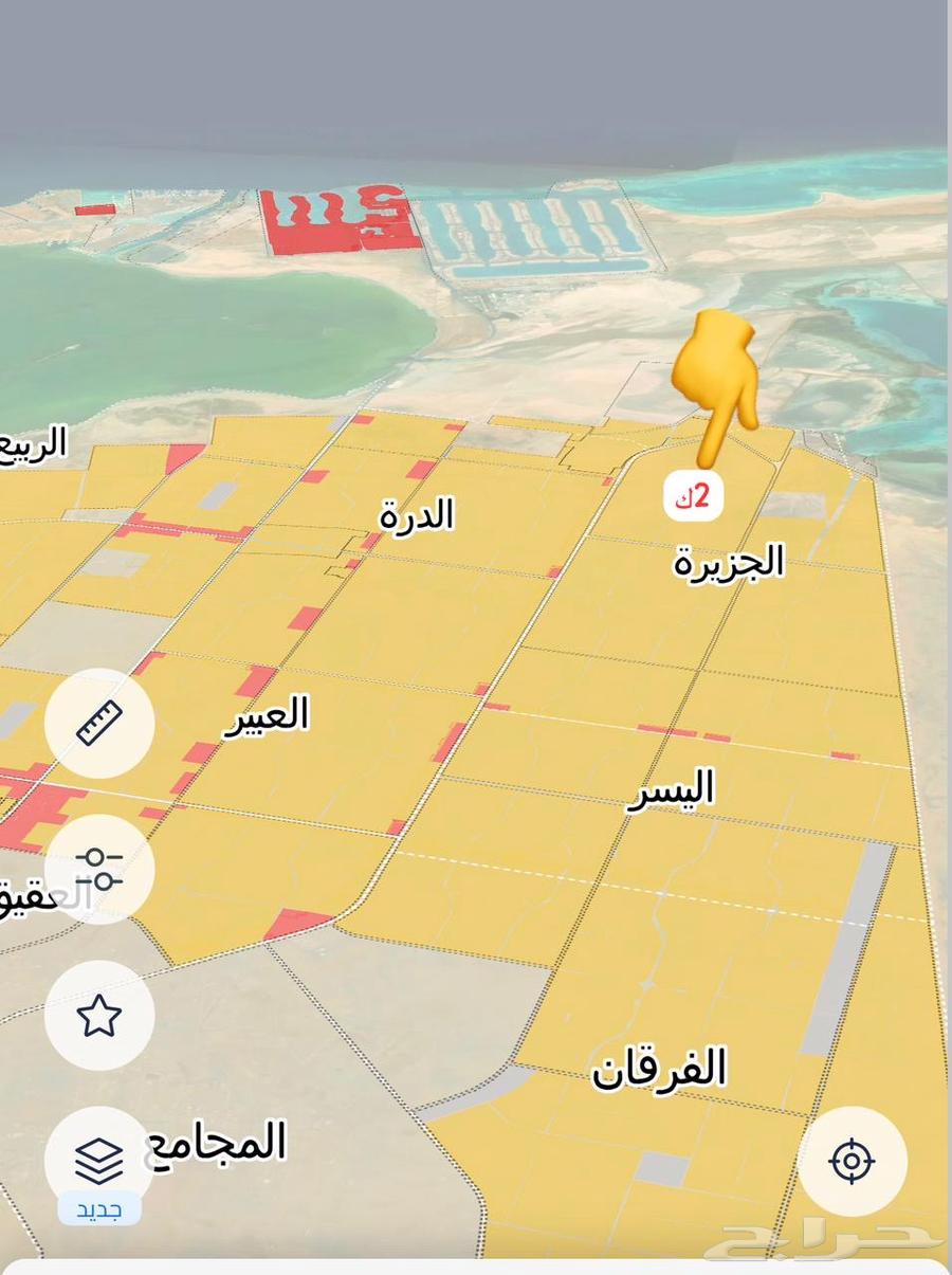 للبيع ارض في جوهرة العروس 2ك حي الجزيرة64538704754561110