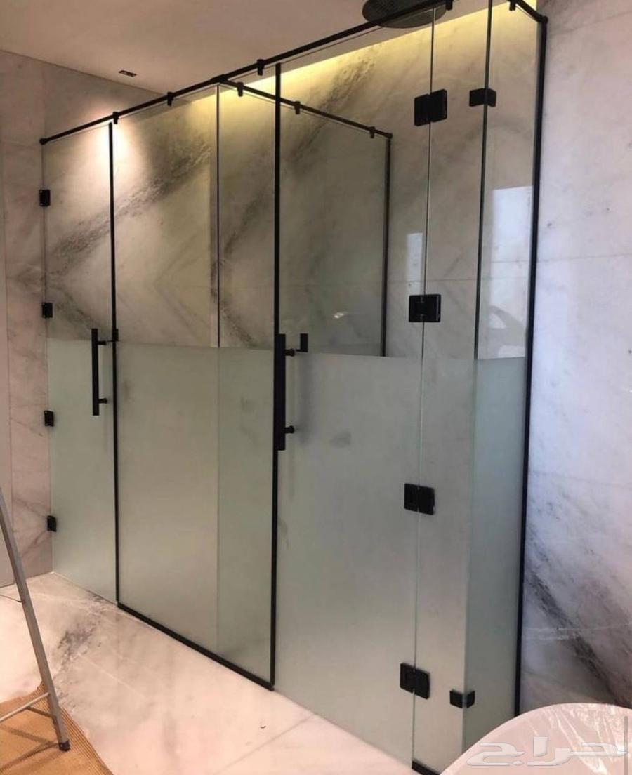 معلم زجاج سيكوريت جد  تركيب زجاج واجهات حمامات شاور مع تر يب64538738139778113