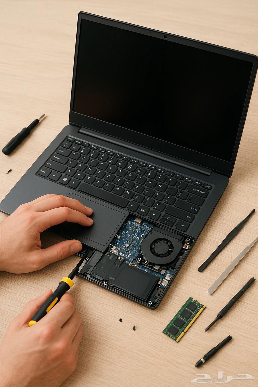 تصليح لابتوب متنقل.64545587420291110