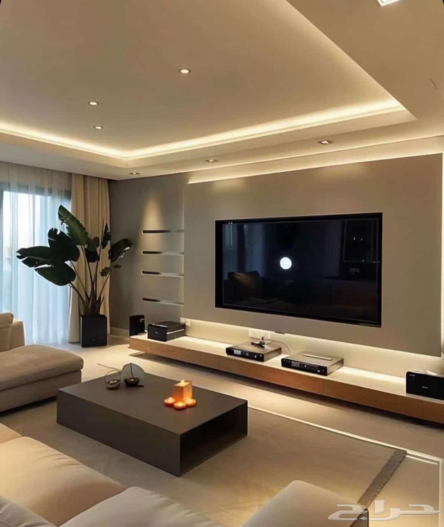 ديكورات داخليه شاشات مخفيه دهانات فوم شيبورد ورق جدران رفوف64563204258307114