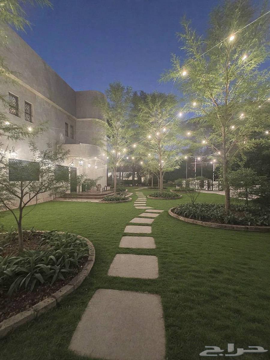 تنسيق حدائق قص ثيل ممرات زرع طبيعي64563220154627112