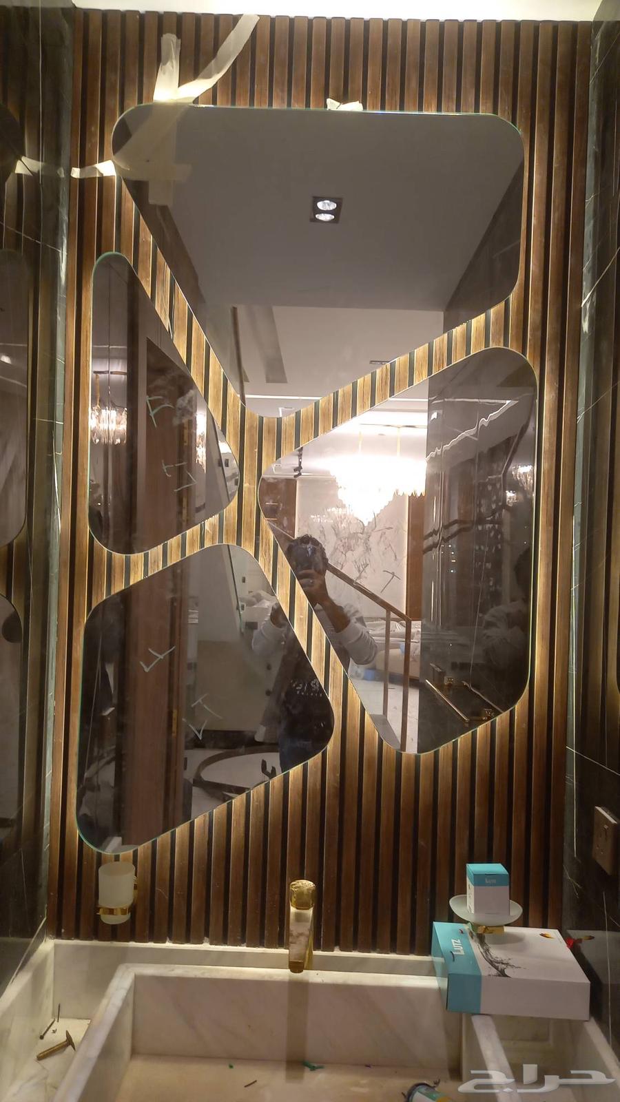 تفصيل مرايا ديكور داخلي زجاج سكوريت مغسله حمام64563252230274113