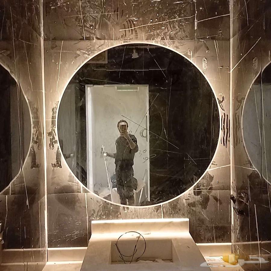 تفصيل مرايا ديكور داخلي زجاج سكوريت مغسله حمام64563252230274110