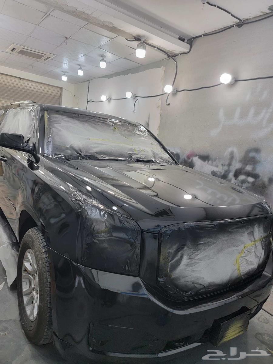 يوجد لدينا رش بويه جميع انواع السيارات ورش جنوط جميع الألوا64545572253185113