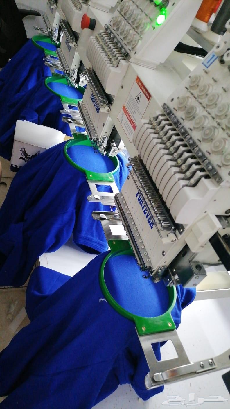 Embroidery and printing on fabric T-shirts, regular color printing64563048479490114