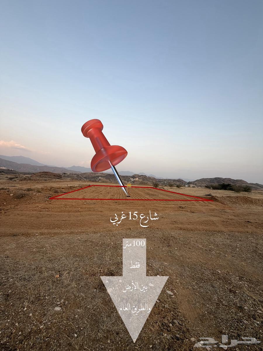 أرض للبيع رجال المع بني زيد قريبه جدا  للشارع العام64572735388930112