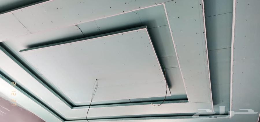 معلم جبيس وجبسم بورد سيمنت بورد سقف مستعار برواز بدال رحام64572786465538114