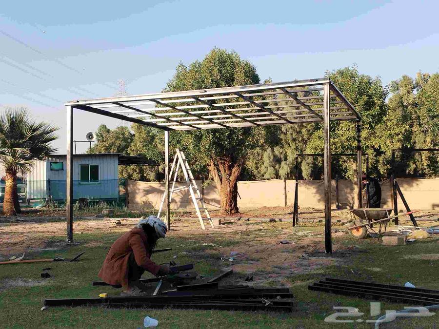 حداد مظلات وسواتر وبرجولات الرياض جميع أعمال الحداده64572834433025113