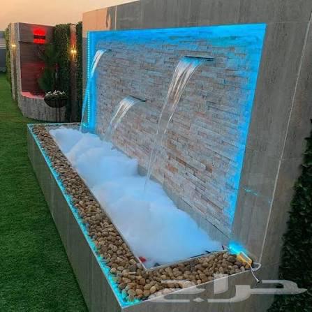 جميع أنواع احواض الزهور والحمام السباحة والشلالات64572720765186111