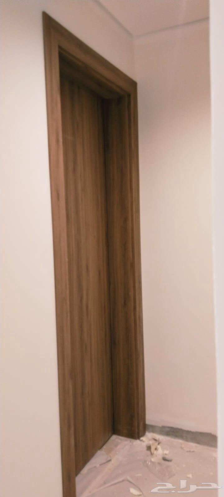 WPC door installation with laser level work, 80 SAR64563422459138114