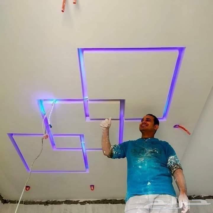 شغل ديكورات داخليه جبسم بورد و بويا64563298676354111