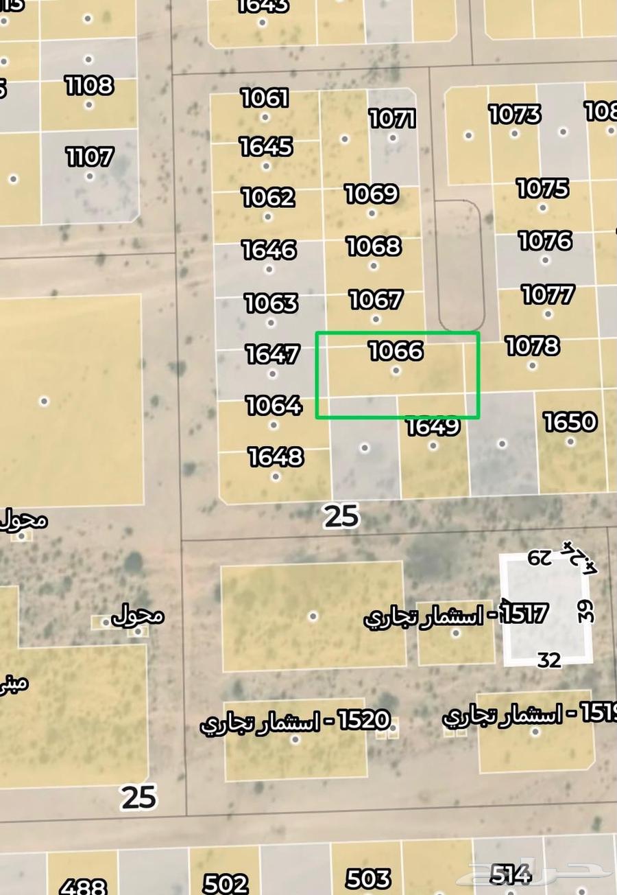 أرض سكنية - نصف ميدان حي الجودية (مخطط 671) قطعة 106664563234403715111