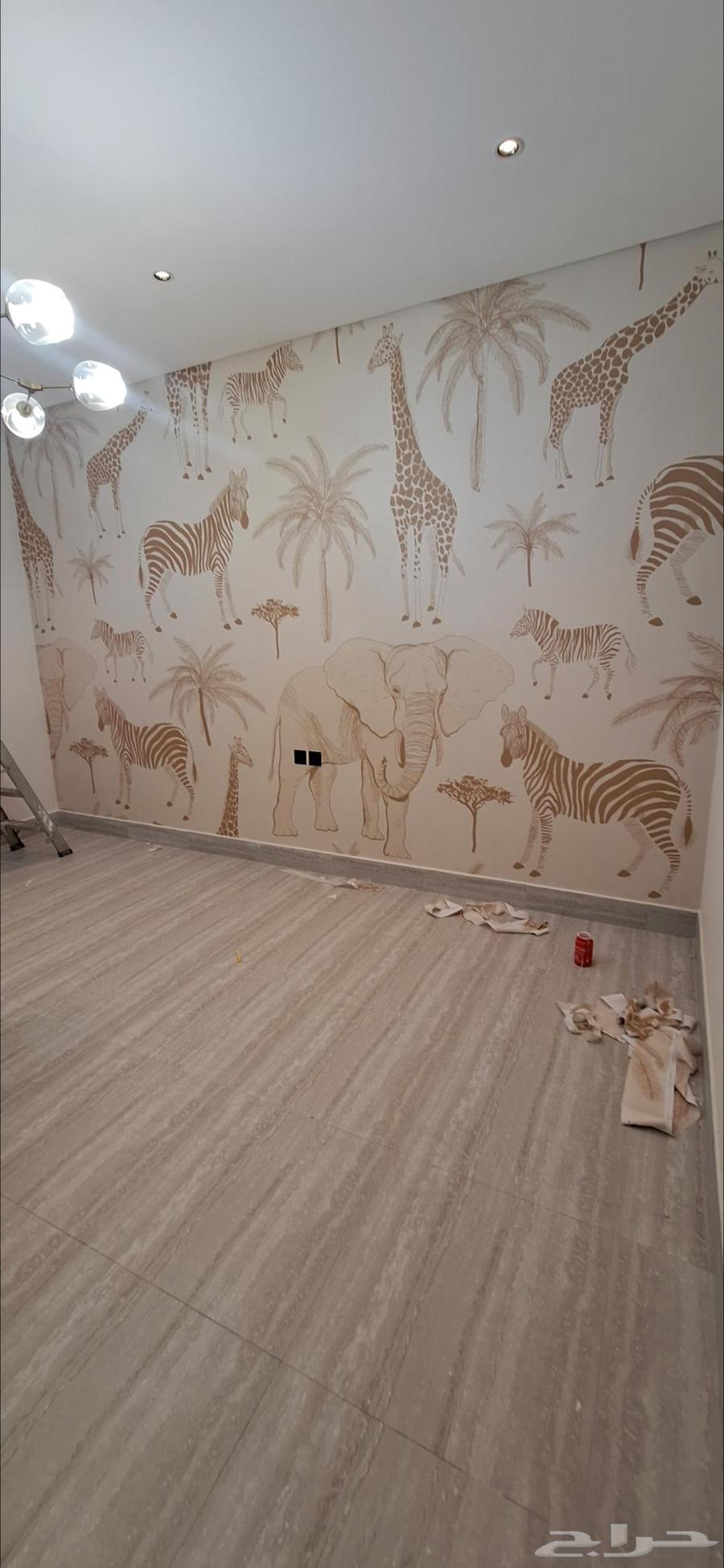 تركيب ورق جدران دهانات64572965381891112