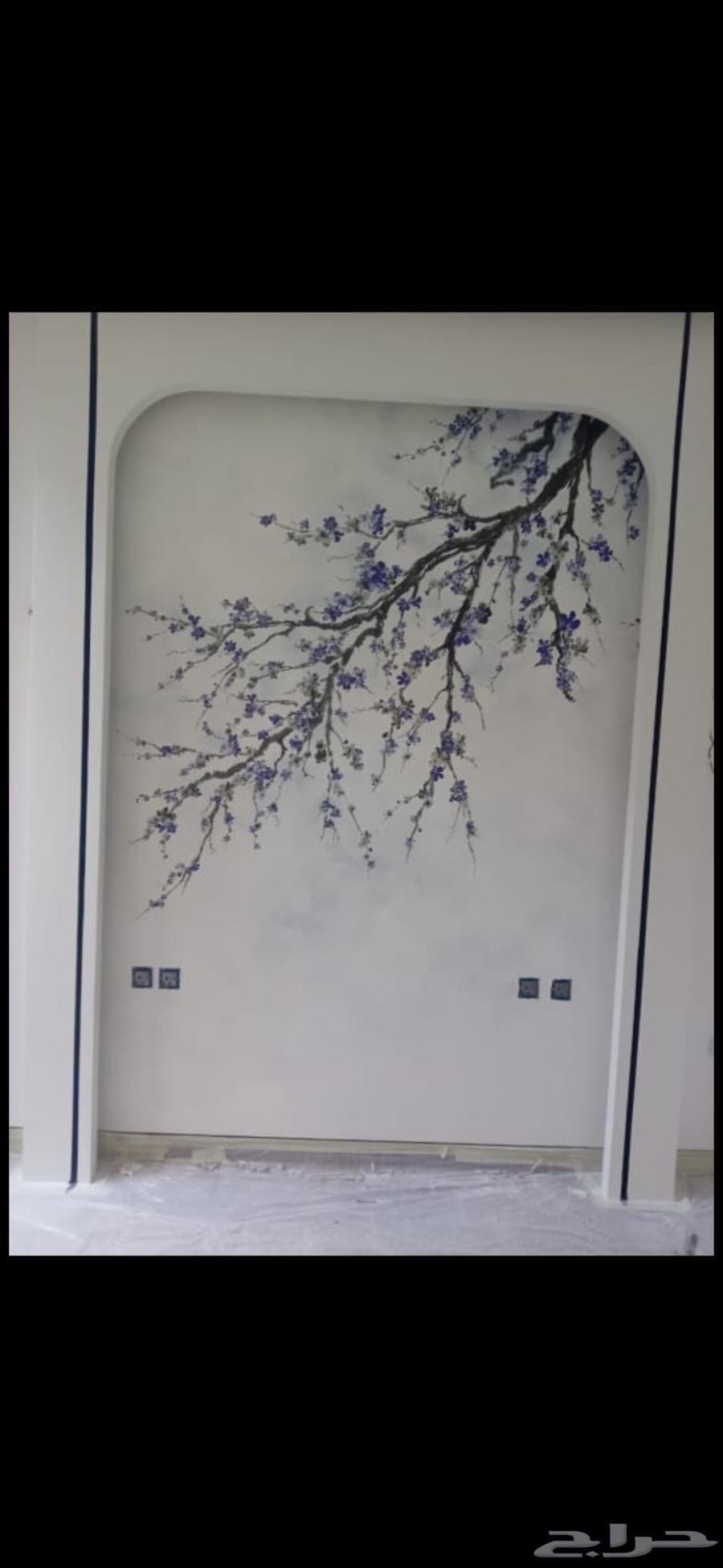 تركيب ورق جدران دهانات64572965381891111