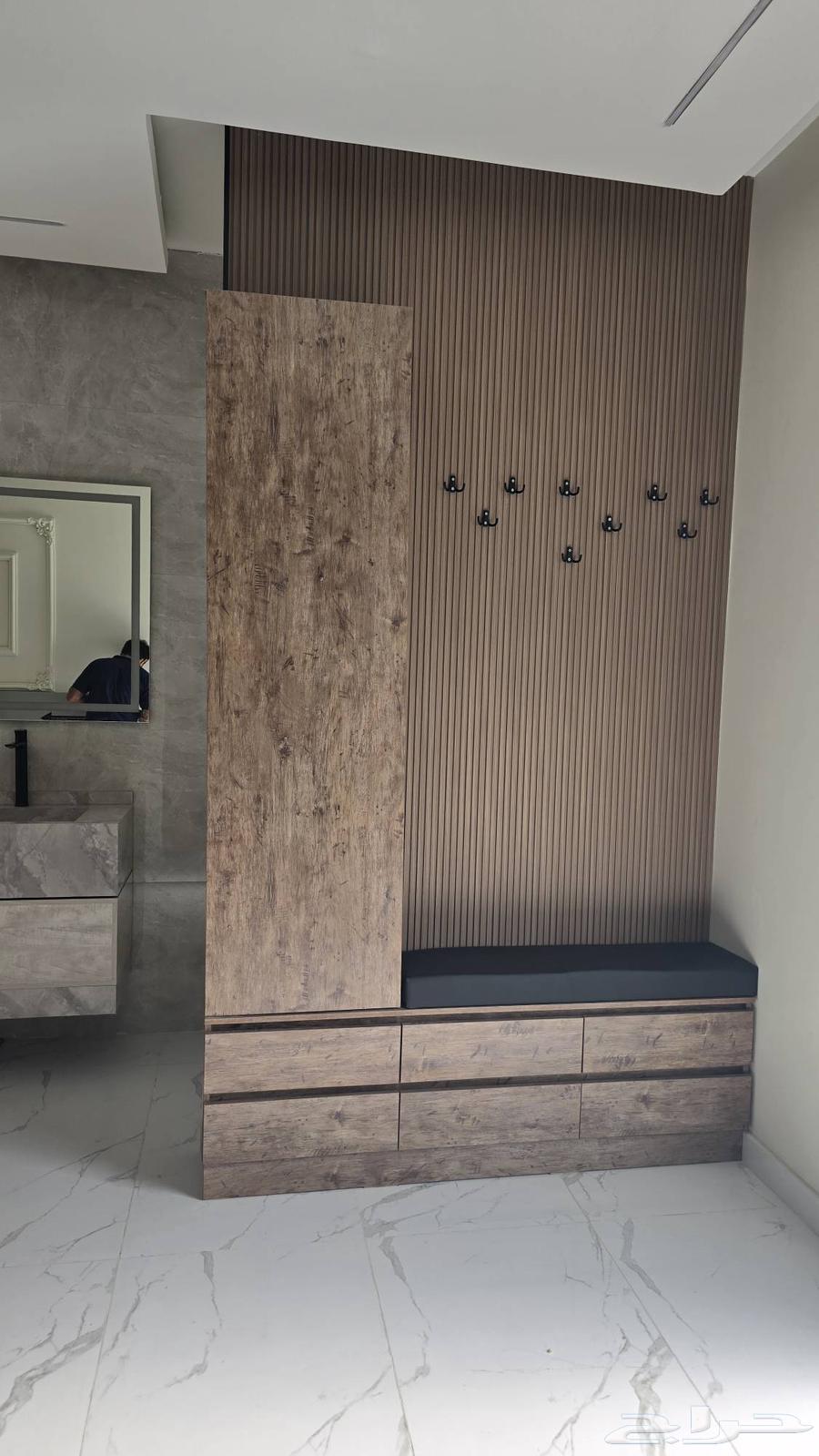 ديكور شاشات ديكور تلفزيون ديكور مداخل تفصيل مراياء تفصيل تس64582470200067113