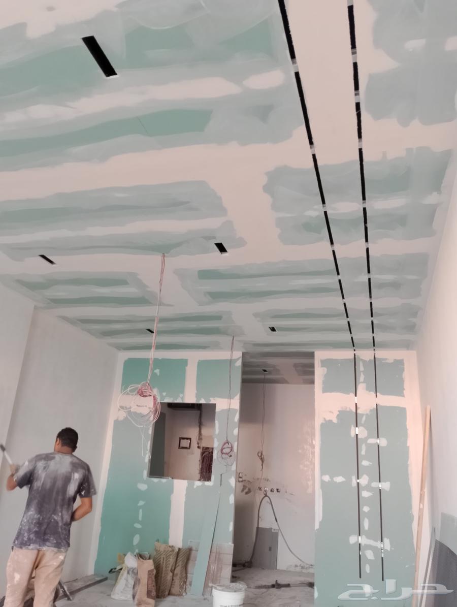 مقاول جبس بورد وجميع ديكورات الجدران والصبغ بافضل الخامات64582356261891112