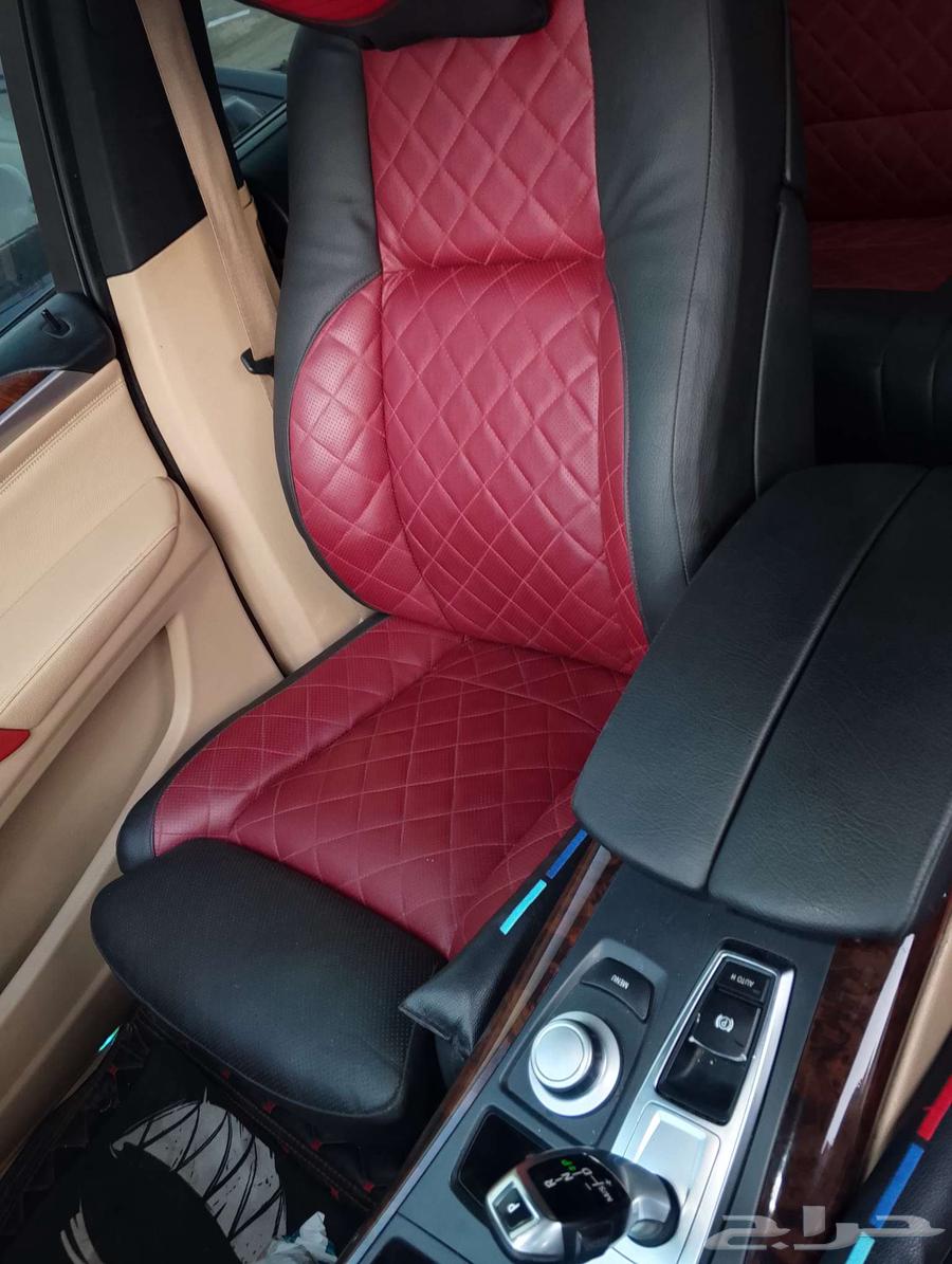 حشو كراسي بي ام دبليو X5 مع خياط دركسون مع تعديل مقابض الباب64572933385986110