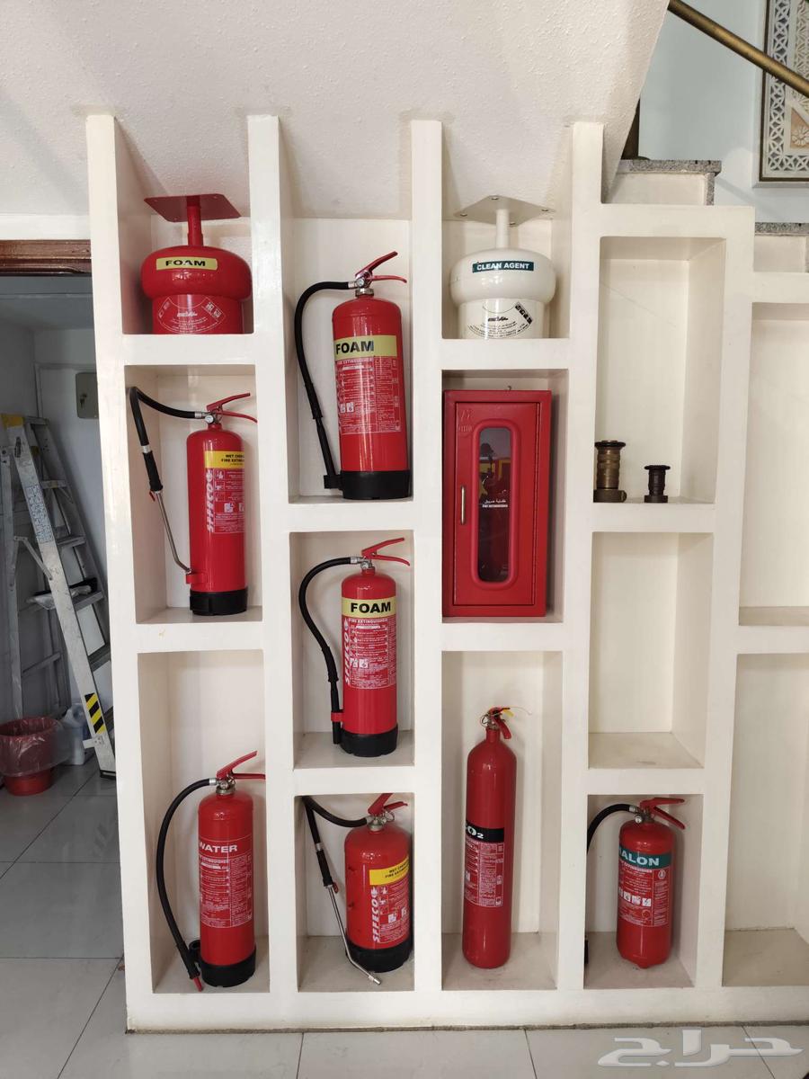 طفاية حريق جديدة وصيانة شهادة سلامة و عقد صيانة و تقرير فني64582341094402110