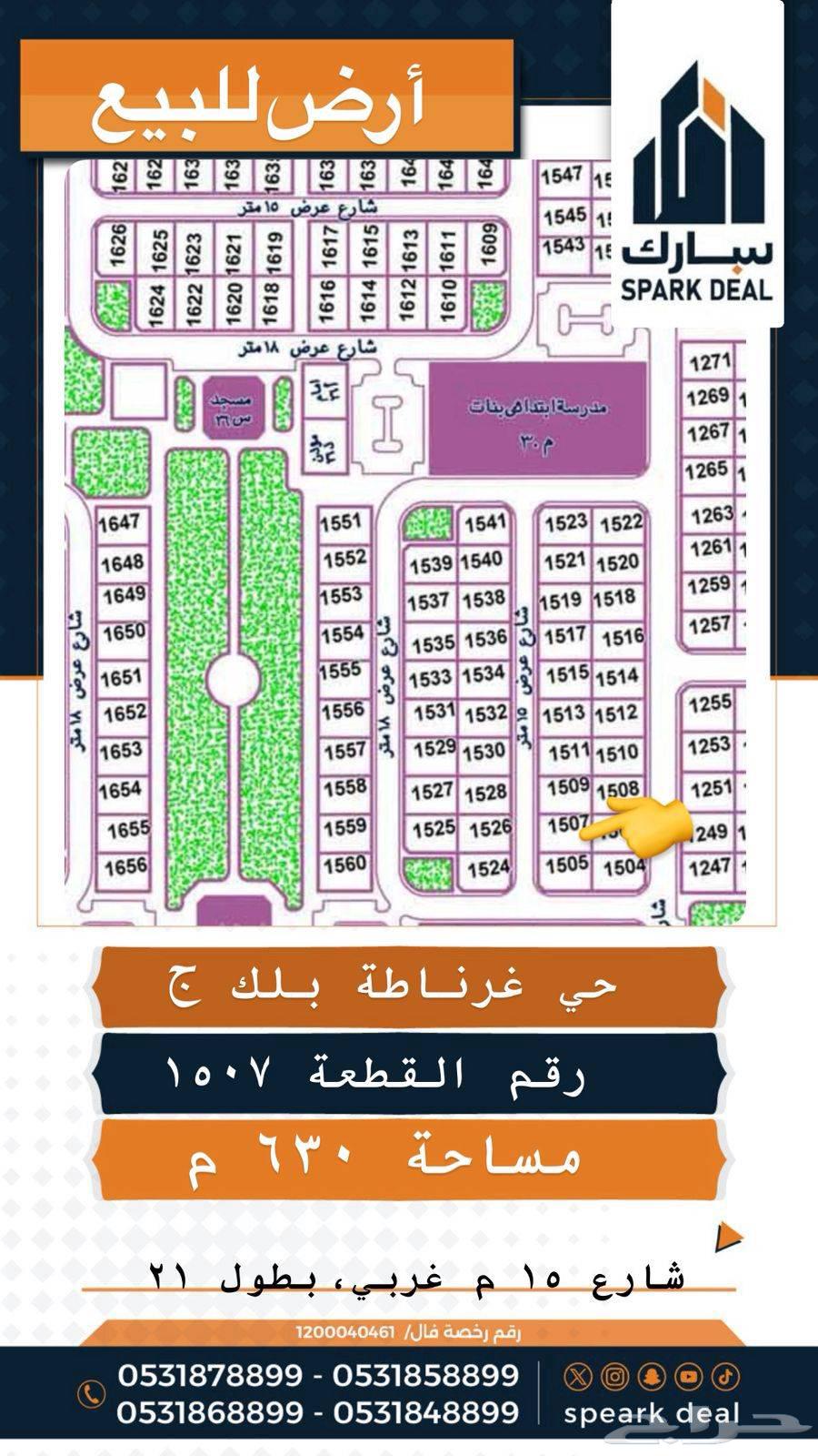 غرناطة - القدس الشرقي - المروج الشرقي - الضاحية - المساعدية64593937480450114