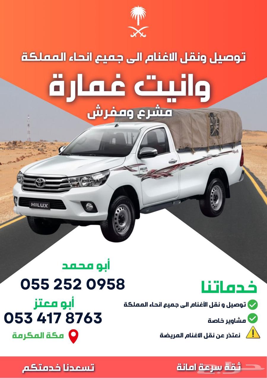 Sheep transport from Hof Al-Batin to Taif, Mecca, Jeddah64504681635457111