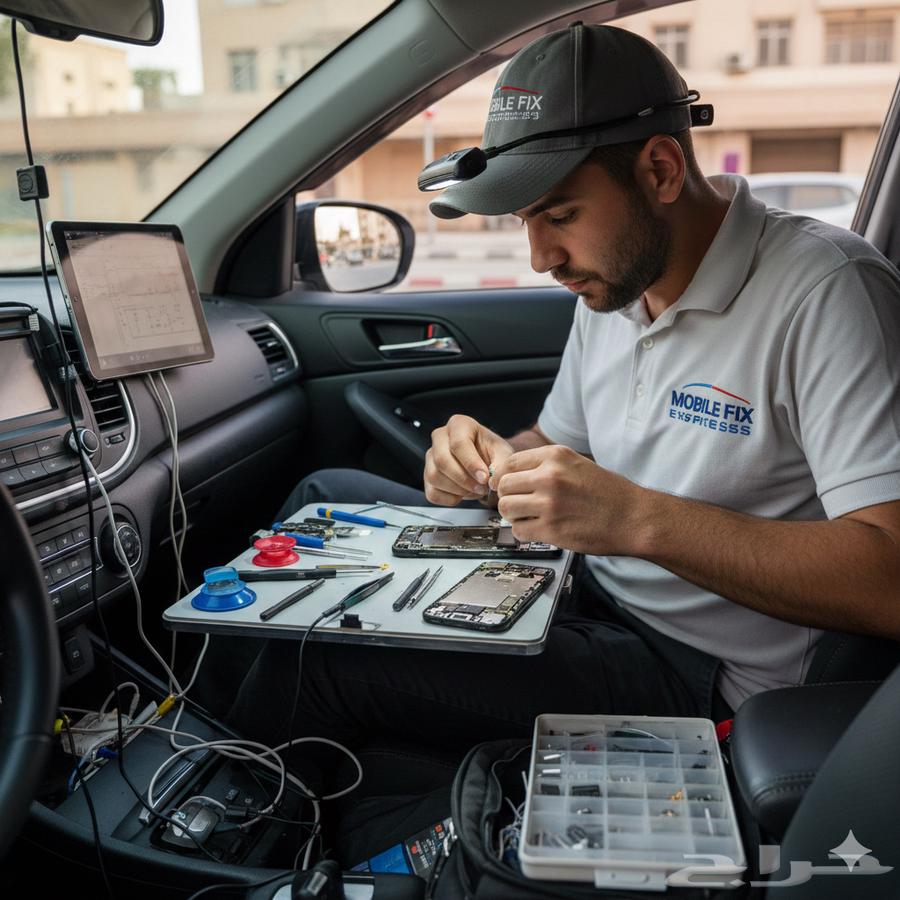صيانة جوالات متنقلة   نوصل لباب بيتك64589614825474110