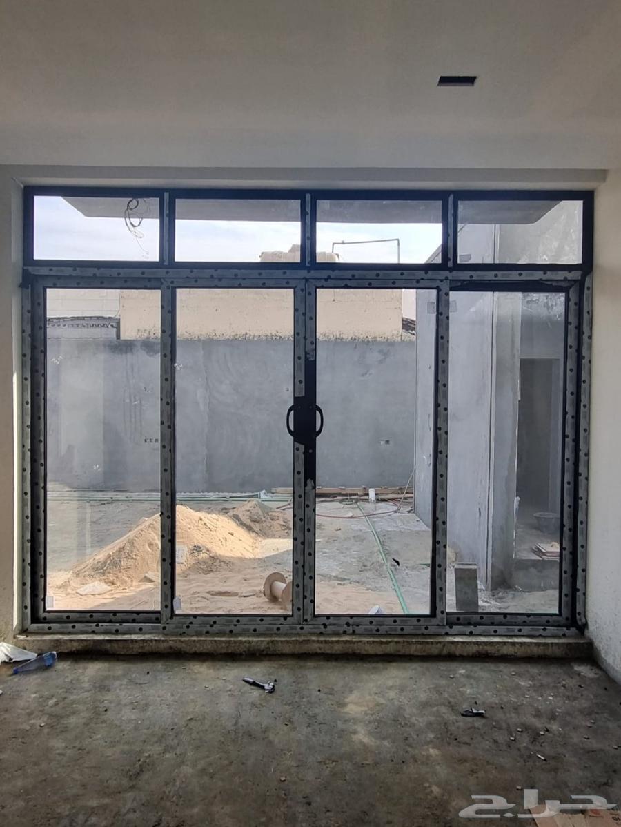 ابو بكيل لتفصيل جميع أعمال الألمنيوم شبابيك وأبواب وواجهات64589685499010111