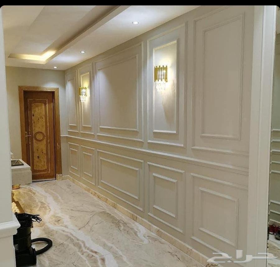Gypsum board work, regular plaster instead of wood, instead of marble, squares, water paint64589585105921110