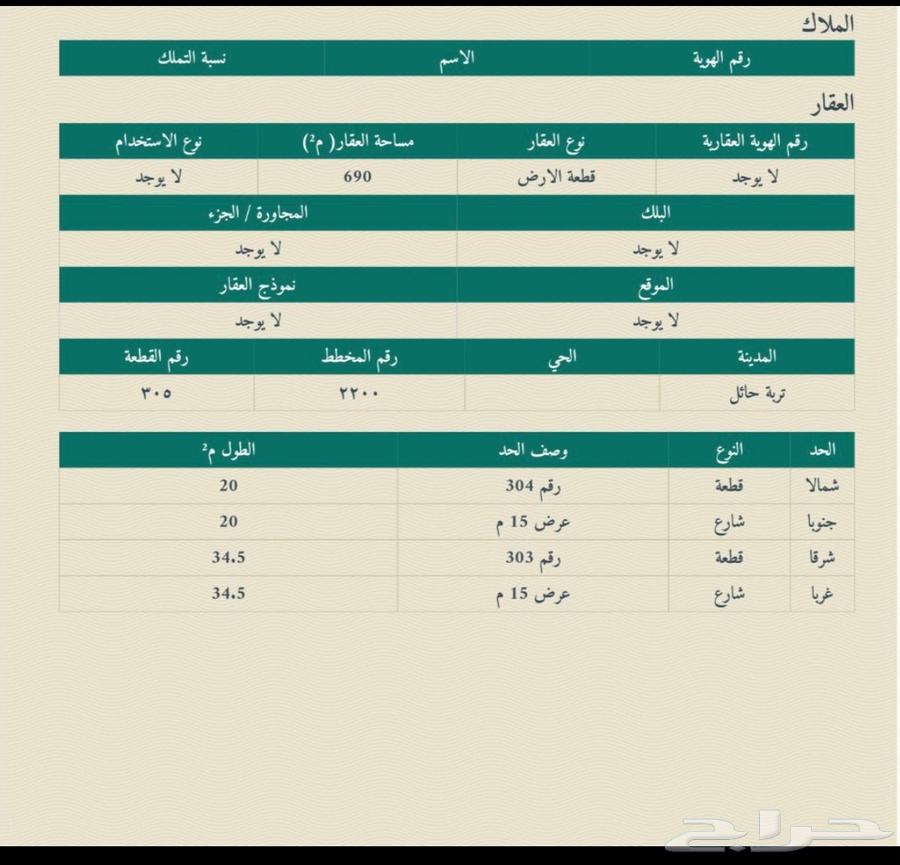 للبيع ارض سكنية زاوية في تربة قريبة من البلدية تقبل التجزئة64589569435139111