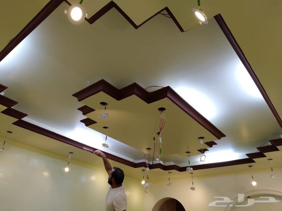 اصباغ_  تركيب_ورق_جدران وفوم بديل الجبس وتركيب مناضر حداده64589542745857110