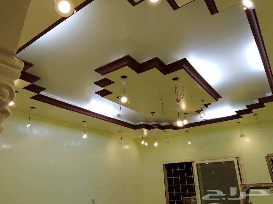اصباغ_  تركيب_ورق_جدران وفوم بديل الجبس وتركيب مناضر حداده64589542745857112