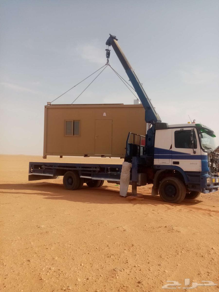 سطحه ونش بوم ترك نقل غرف جاهزه وموطير وبركسات وطبليات ومكيفا64582661017347112