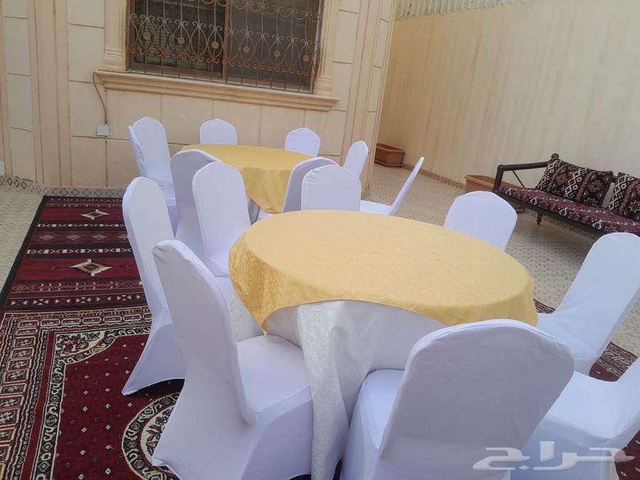 تاجير بيوت شعر وجلسات شعبيه وكراسي وطاوله طعام64589684583170113