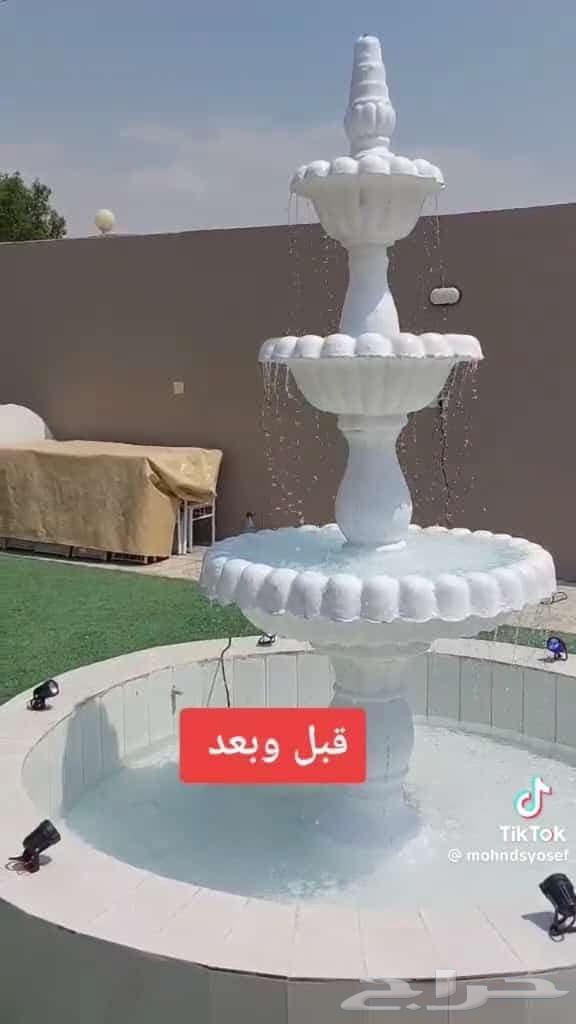 معلمين بلاط سرميك برسلان نوافير احواض زراعيه وشلالات64582708856451112