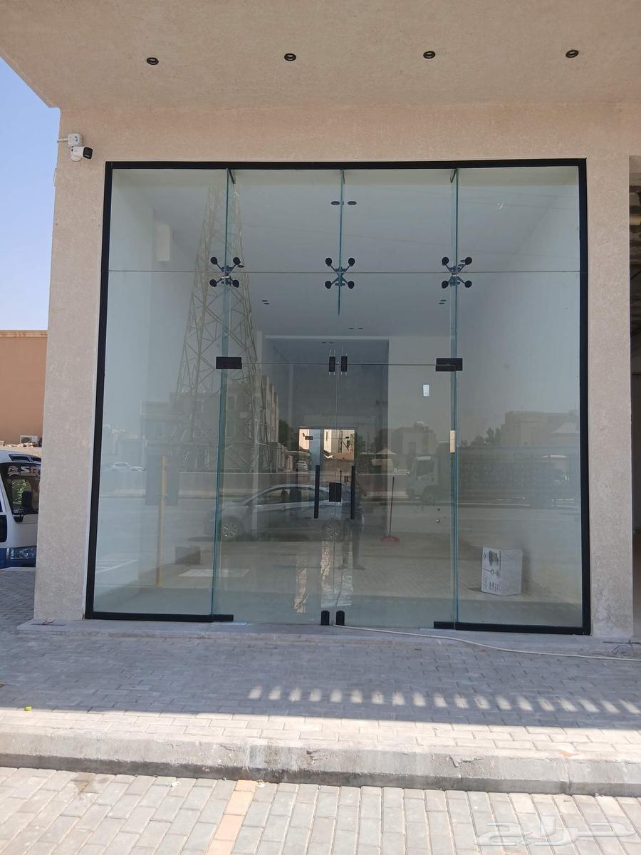 تفصيل ابواب زجاج للمحلات التجارية وجهات زجاج سكوريت 12ملي64369922950785111