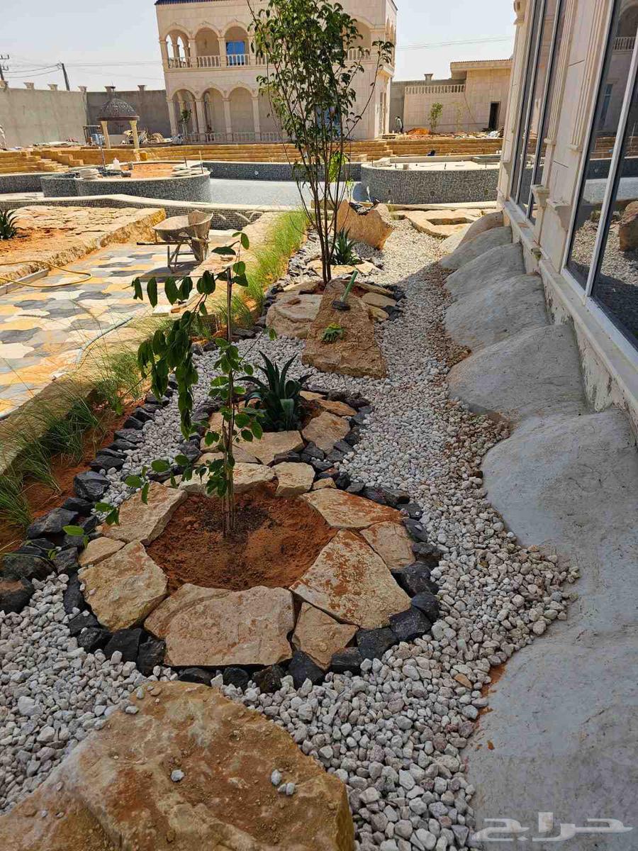 حجر طبيعي مدرجات وشلالات واسوار وتلابيس وارضيات وانترلوك64354891333250110