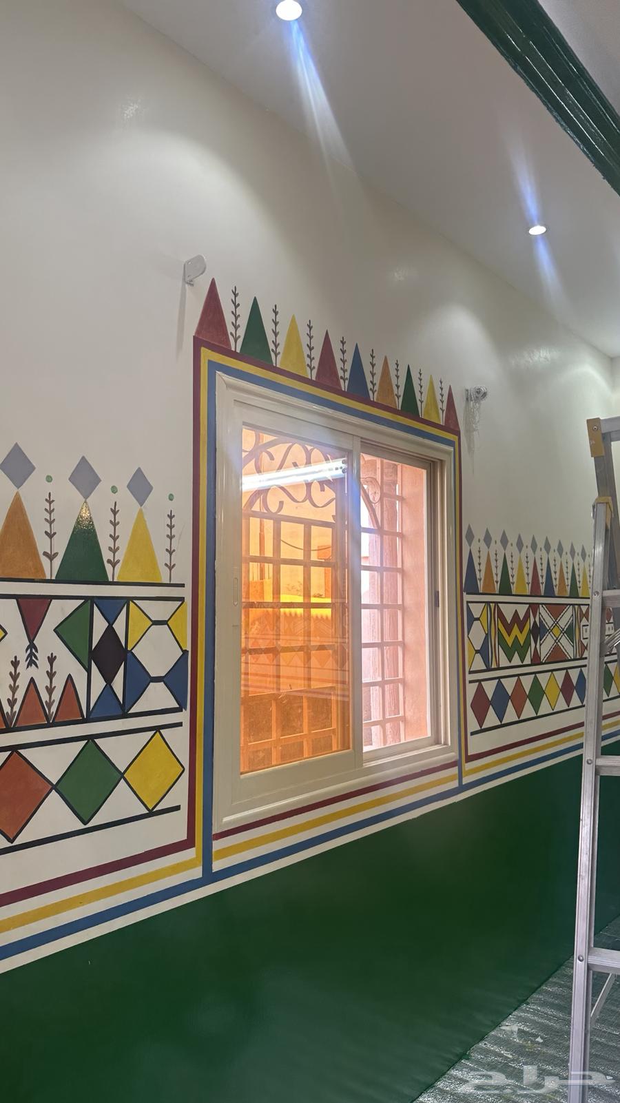 Pakistani teacher (Ashraf) draws Asiri cat pattern64594210590081114