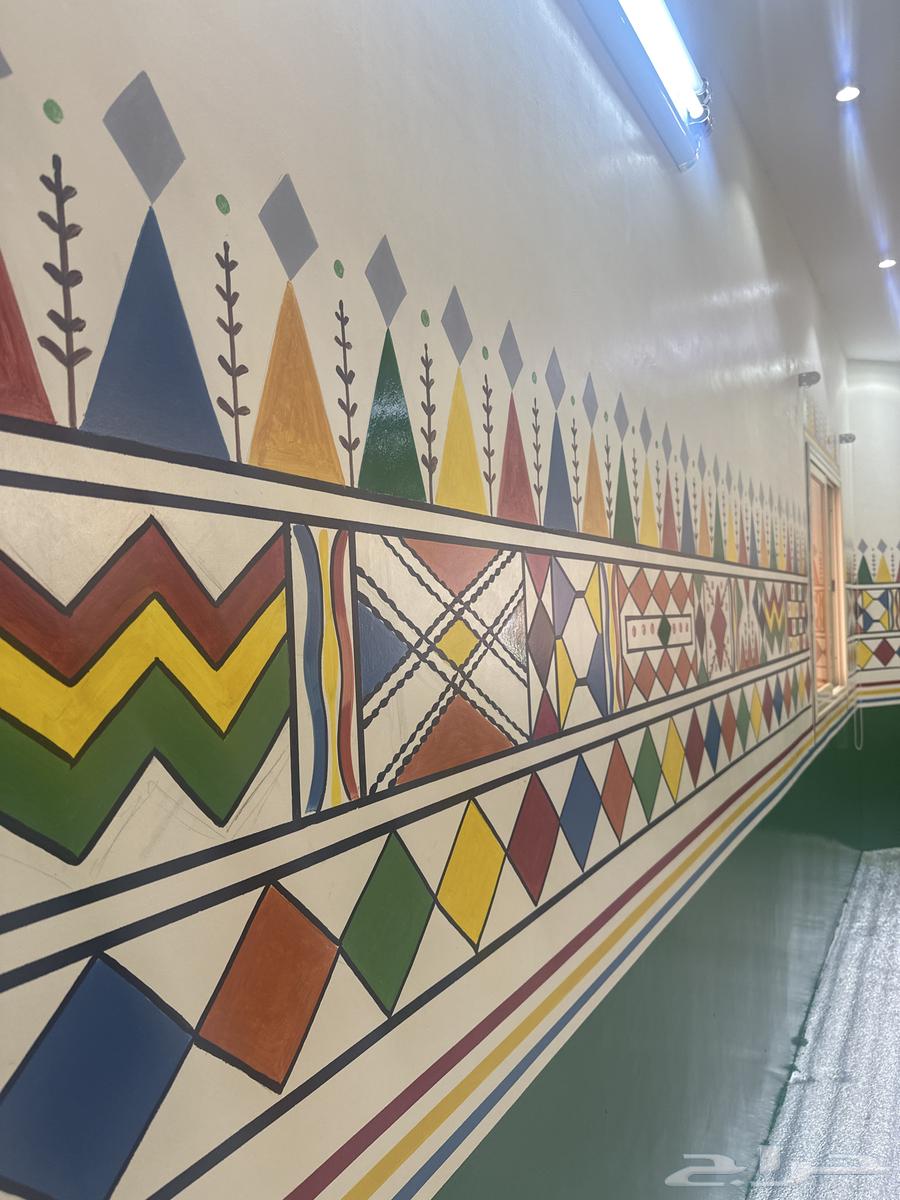 Pakistani teacher (Ashraf) draws Asiri cat pattern64594210590081110