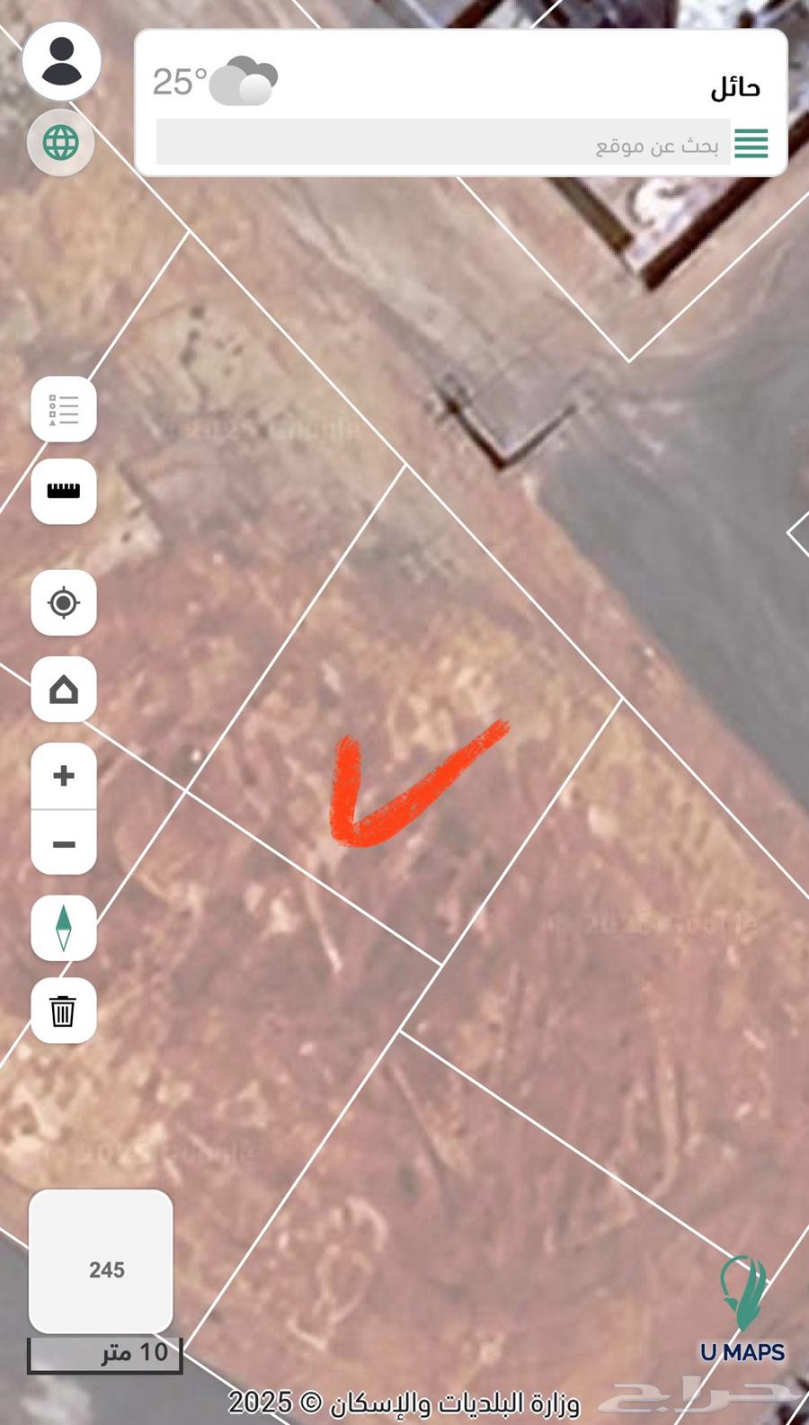 أرض للبيع مخطط الشنان بحايل64606217007617110