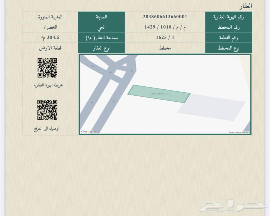 قطعة سكنية في العوينة ( الخضراء )64606202149249111