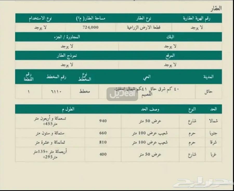 للبيع ارض زراعية في جانين64613439633281113