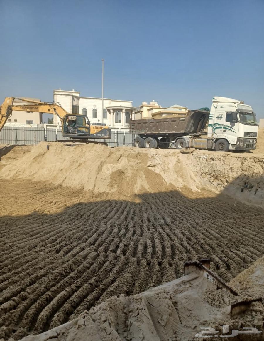 حفر اراضي وترحيل المخلفات وهدم وتوريد رمل و بسكورس64619108974594110
