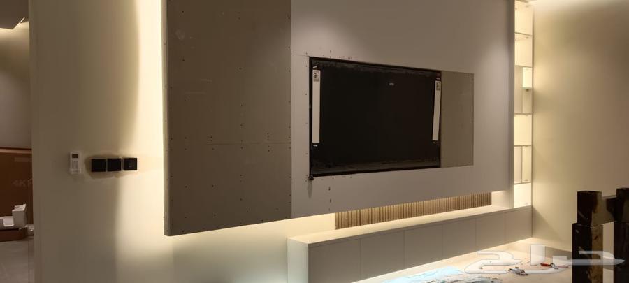 أعمال الديكور والترميم والجبس بورد والشيبورد وجميع الدهانات64594148746242110