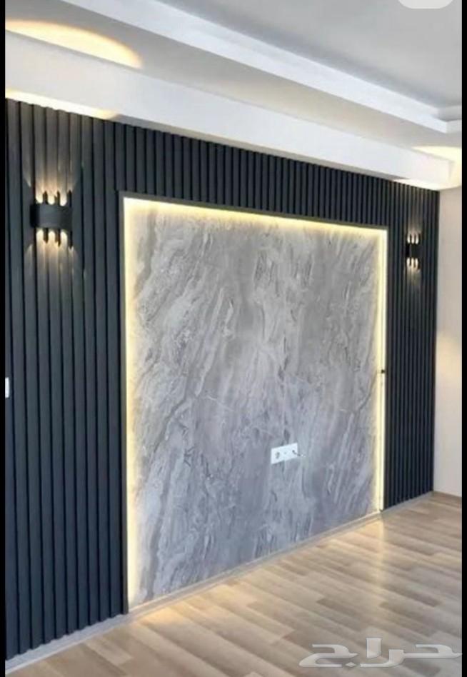 تركيب ديكورات داخليه ورق جدران شيبورد بديل رخام بارتشن باركي64594181814659114