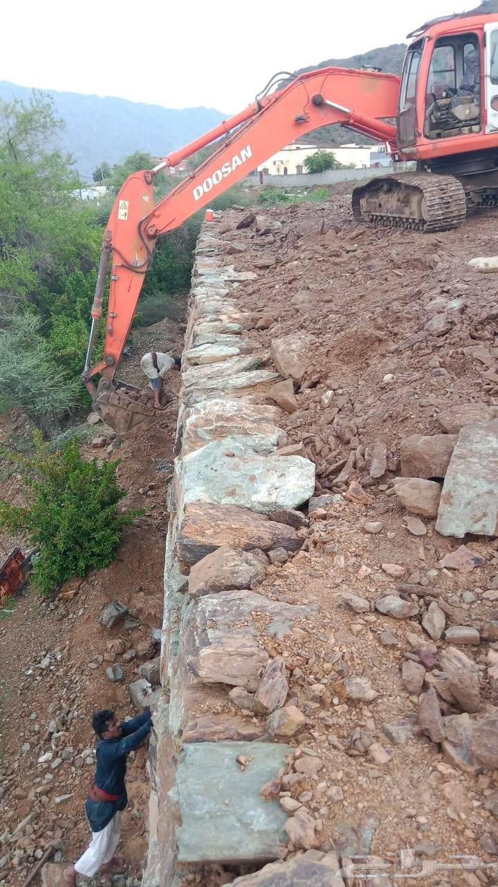 مقاول بنيان حجر وقص اراضي64589741980161110